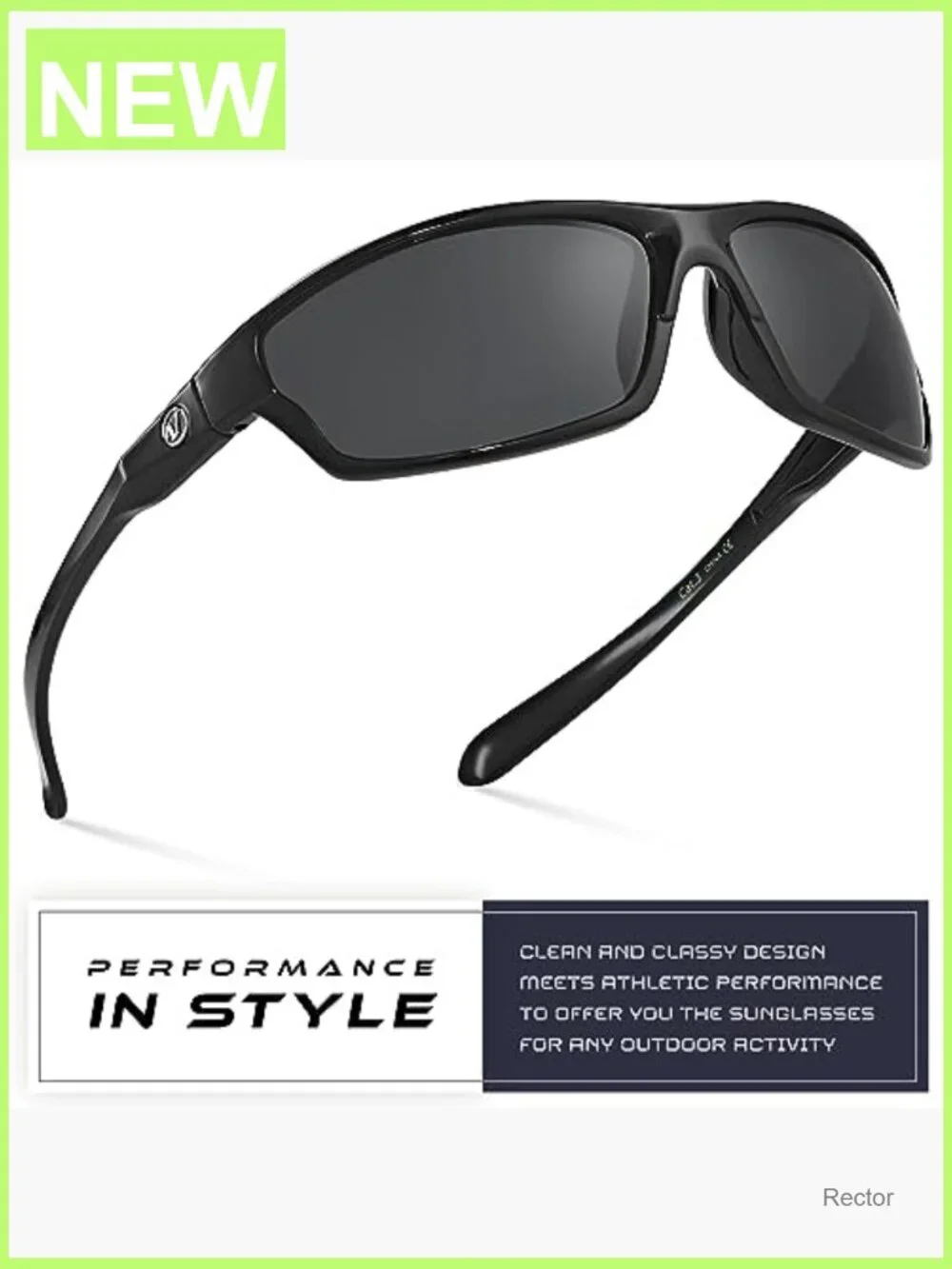 Polarized Wrap Around Sport Sunglasses UV400 Driving Fishing Running